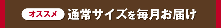 オススメ 通常サイズを毎月お届け